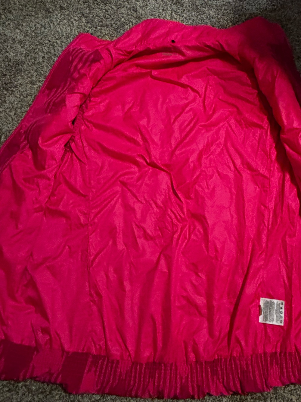 Nike Golf Womens Bright Pink Diamond-Print zip up Vest - Picture 4 of 6